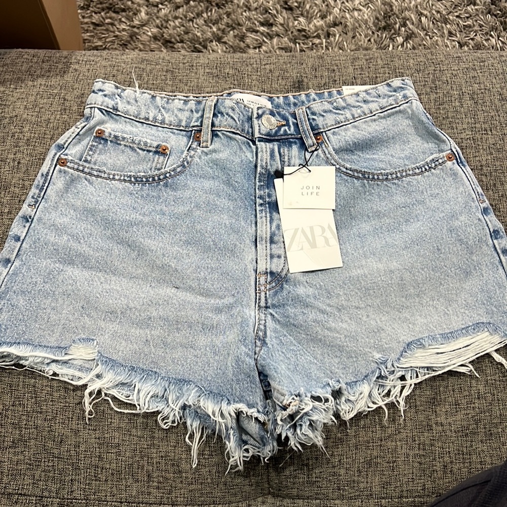 Zara Hi Rise Shorts